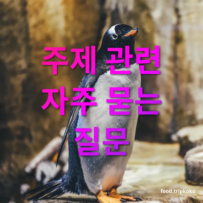 남극 동물 - 주제 관련 자주 묻는 질문 남극 동물 주제 관련 자주 묻는 질문 관련 이미지