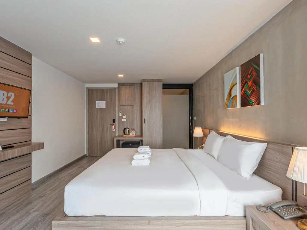 B2 Khon Kaen Wufoo Market Premier Hotel 호텔 상세 정보 및 리뷰 Luxury Premier Room - Bedroom